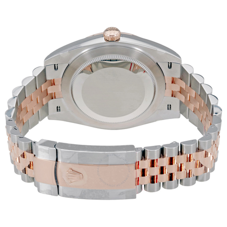 Rolex Datejust Chocolate Dial Steel and 18K Everose Gold Jubilee Men's Watch CHSJ 126331
