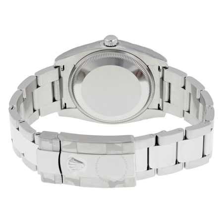 Rolex Oyster Perpetual Date 34 Blue Dial Stainless Steel Bracelet Automatic Men's Watch 115200BLSO