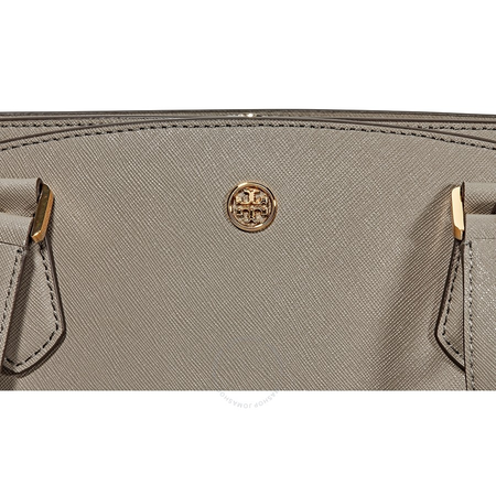 Tory Burch Robinson Small Triple-compartment Tote- Gray Heron 54146-082