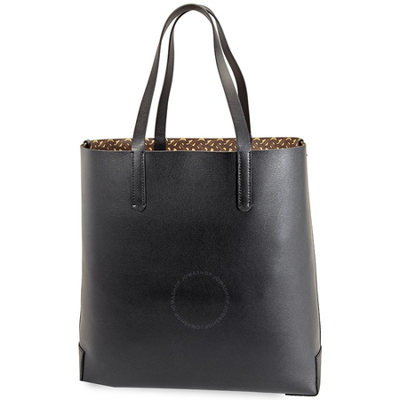 Burberry Large Embossed Monogram Motif Leather Tote in Black 8019610