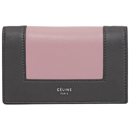Celine Brown/Rose Frame Card Purse 109653AO4.10LR