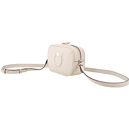 Ferragamo Ferragamo Gancini Camera Bag- Bone 21H006 726257