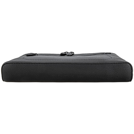 Ferragamo Ferragamo Men's Firenze Black Leather Briefcase 24A080 704102