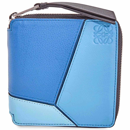Loewe Loewe Blue Puzzle Square Zip Wallet 121.30.M88.8890