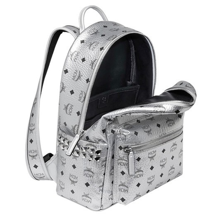 MCM Mcm Silver Backpack MMK9SVE44SB001 MMK9SVE44SB001