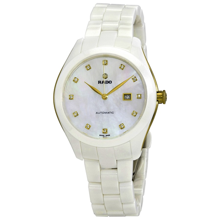 Rado HyperChrome Automatic Mother of Pearl Diamond Dial Ladies Watch R32257902