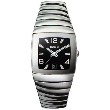 Rado Sintra Platinum-tone Ceramic Black Men's Watch R13599152