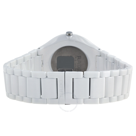 Rado True Thinline Mother of Pearl Dial White Ceramic Men's Watch R27957902