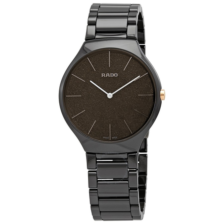 Rado True Thinline Quartz Brown Dial Ladies Watch R27004302