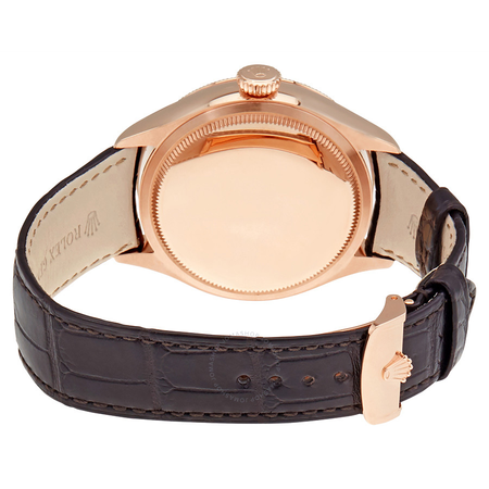 Rolex Cellini Automatic Moonphase 18kt Everose Gold Men's Watch 50535WSBRL