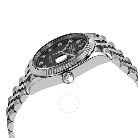 Rolex Datejust 36 Black Diamond Dial Automatic Jubilee Ladies Watch 0 126234BKDJ