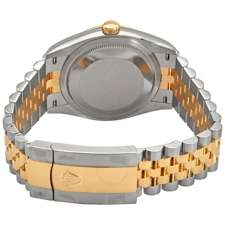 Rolex Datejust 36 Black Diamond Dial Men's Stainless Steel and 18kt Yellow Gold Jubilee Watch 126233BKDJ