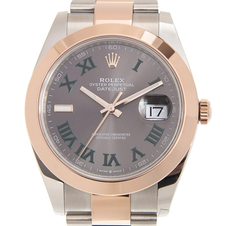 Rolex Datejust 41 Automatic Chronometer Grey Dial Men's Watch 126301-0015