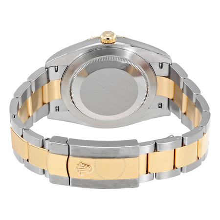 Rolex Datejust Black Diamond Dial Steel and 18K Yellow Gold Oyster Men's Watch 126303BKDO