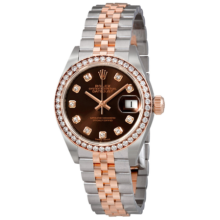 Rolex Lady Datejust Chocolate Diamond Dial Automatic Watch 279381CHDJ