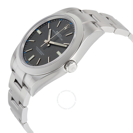 Rolex Oyster Perpetual 39 Dark Rhodium Dial Stainless Steel Bracelet Automatic Men's Watch 114300DRSO
