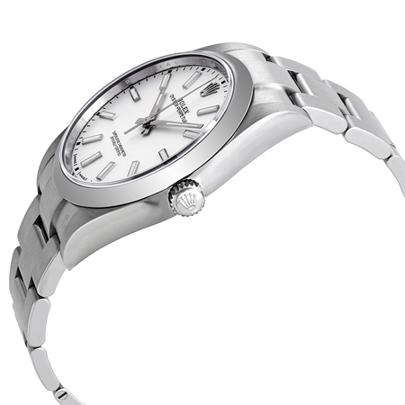 Rolex Oyster Perpetual Automatic White Dial Men's Watch 114300WSO