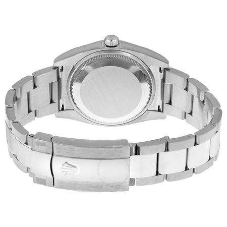 Rolex Oyster Perpetual Date 34 Black Dial Stainless Steel Bracelet Automatic Men's Watch 115234BKDO