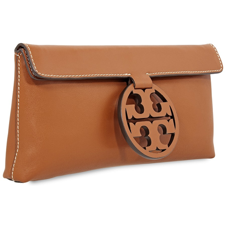Tory Burch Miller Clutch- Aged Camello 56267-268
