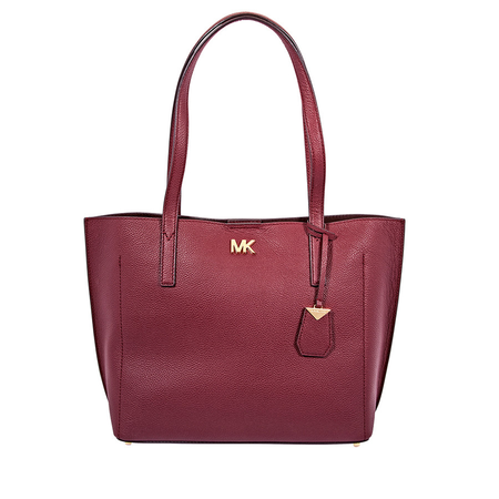 Michael Kors Ana Medium East/West Tote- Oxblood 30T8GX4T8L-610