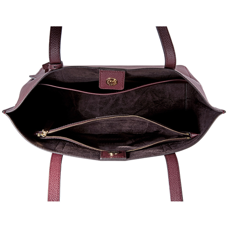 Michael Kors Ana Medium East/West Tote- Oxblood 30T8GX4T8L-610