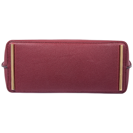 Michael Kors Ana Medium East/West Tote- Oxblood 30T8GX4T8L-610