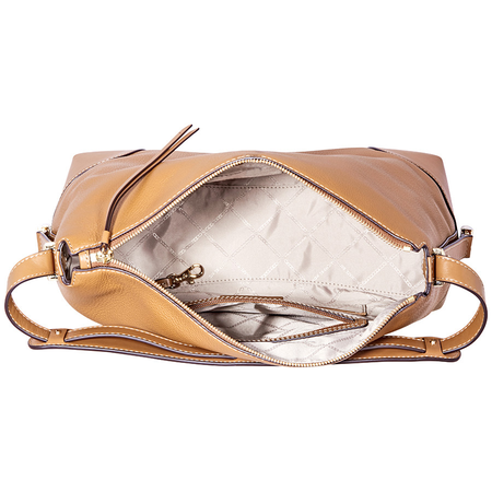 Michael Kors Crosby Large Pebbled Leather Shoulder Bag - Acorn 30H8GCBL3L-203