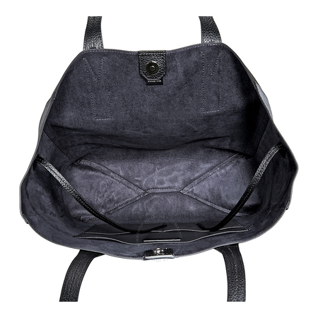Michael Kors Junie Pebbled Leather Tote- Black 30F8SX5T7L-061