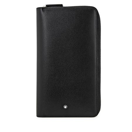 Montblanc Montblanc Meisterstuck Leather Travel Wallet - Black 114534