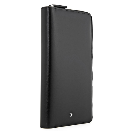 Montblanc Montblanc Meisterstuck Leather Travel Wallet - Black 114534