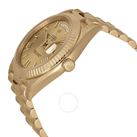 Rolex Day-Date 40 Champagne Dial 18K Yellow Gold President Automatic Men's Watch 228238CRSP
