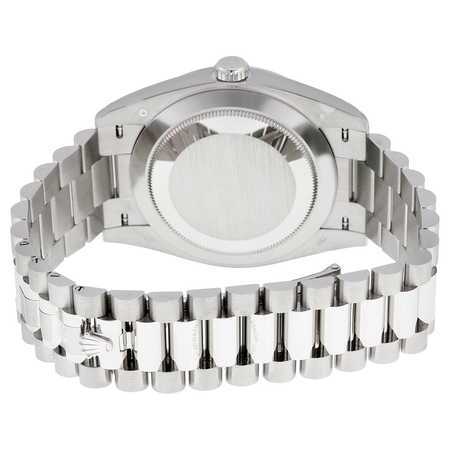Rolex Day-Date 40 Silver Quadrant Motif Dial 18K White Gold President Automatic Men's Watch 228239SQRSP