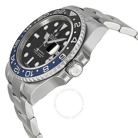 Rolex GMT Master II Black Dial Batman Bezel Men's Watch 116710BLNR