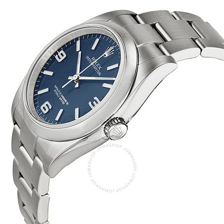 Rolex Oyster Perpetual 36 mm Blue Dial Stainless Steel Bracelet Automatic Men's Watch 116000BLASO