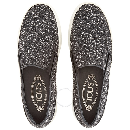 Tod's Womens Slip on Sneakers in Black XXW0XK0R120EMYB999