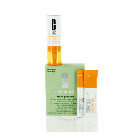 Clinique / Fresh Pressed 7-day System W / Pure Vitamin C Cleanser.29 oz / 8.5ml CQFRPTR1