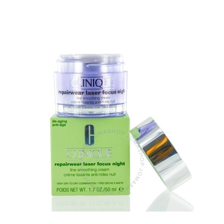 Clinique / Repairwear Laser Focus Night Line Smoothing Cream 1.7 oz (50 ml) CQRELFCR3