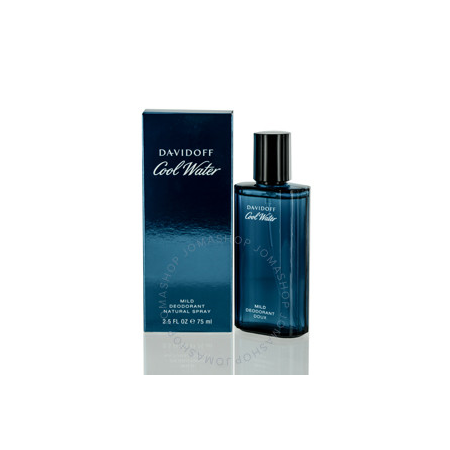 Davidoff Coolwater Men by Davidoff Deodorant Spray Glass 2.5 oz (m) COOMDS25
