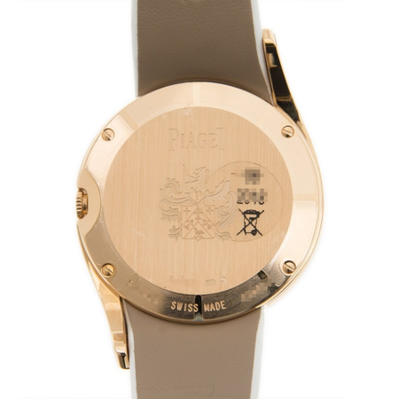 Piaget Limelight Gala 18 Carat Rose Gold Diamond Pave Dial Ladies Watch G0A38167
