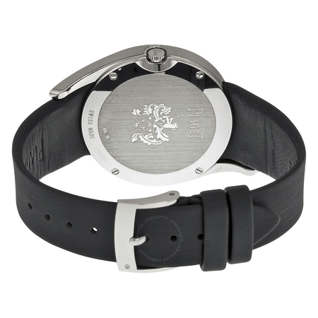 Piaget Limelight Gala Silver Dial Black Satin Strap Ladies Watch G0A39166