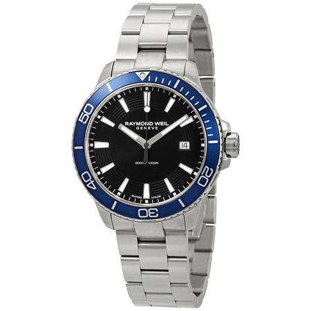 Raymond Weil Tango Black Dial Men's Watch 8260-ST3-20001