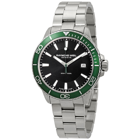 Raymond Weil Tango Black Dial Men's Watch 8260-ST7-20001