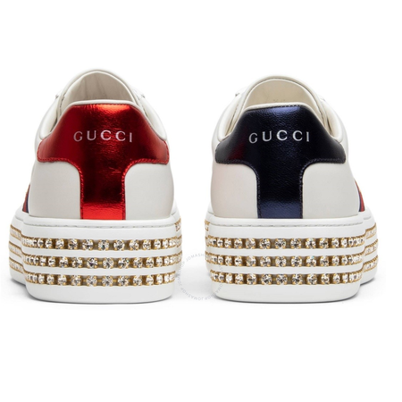 Gucci Ace Sneaker With Crystals 505995 DOPE0 9095