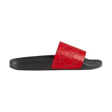 Gucci Ladies Gucci Signature Slide Sandals 454330 CWC00 6433