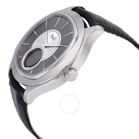Piaget Emperador Cushion-Shaped Moon Phase Automatic 18kt White Gold Men's Watch GOA34021 G0A34021