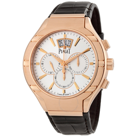 Piaget Polo Automatic Chronograph 18kt Rose Gold Men's Watch GOA38039 G0A38039
