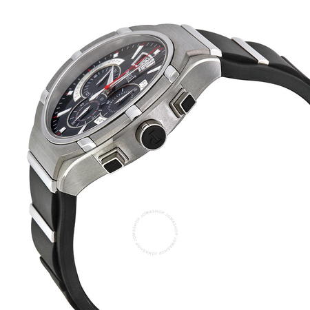 Piaget Polo Chronograph Automatic Black Dial Rubber Men's Watch G0A34002