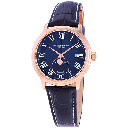 Raymond Weil Maestro Moonphase Automatic Blue Dial Men's Watch 2239-PC5-00509