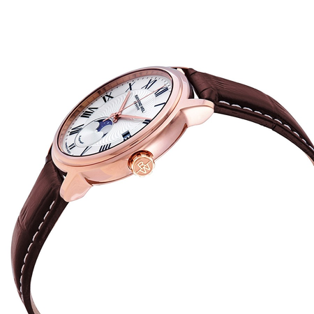 Raymond Weil Maestro Moonphase Automatic Diamond Silver Dial Men's Watch 2239-PC5-00659
