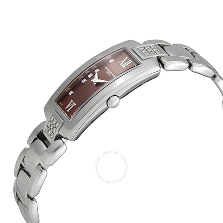 Raymond Weil Shine Brown Dial Diamond Ladies Watch 1500-ST3-00775